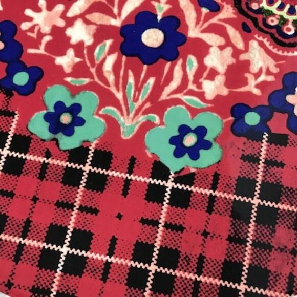 Poetic Wanderlust x Tracy Porter Fanciful Deer Floral Plaid Cake Pastry Plate - Picture 10 of 14